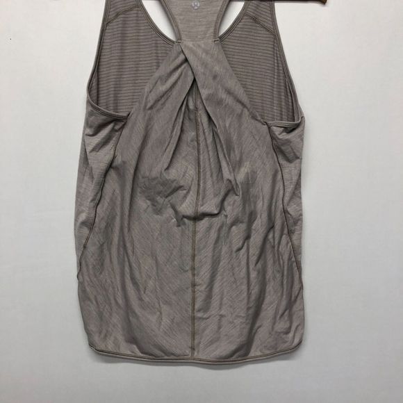 Lululemon Women Sleeveless Active Tank Top Size 6 Cross Back Racerback M123 -23 - Picture 9 of 10